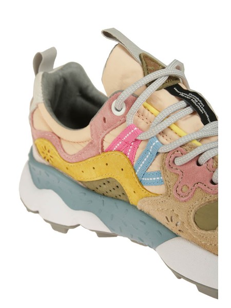 Sneakers Flower Mountain Yamano3 Rosa/Chestnut